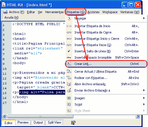 Insertar imagenes con el Html-Kit