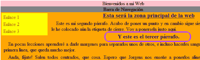 Subtitulo h2 en una línea única