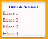 Fondo del menu perfectamente integrado