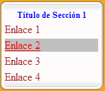 Menu refinitivo en la página web de ejemplo!