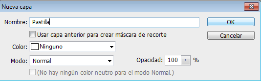 Crear una capa nueva con Photoshop