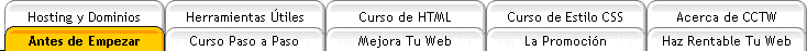 Estructura de las páginas de ComoCrearTuWeb