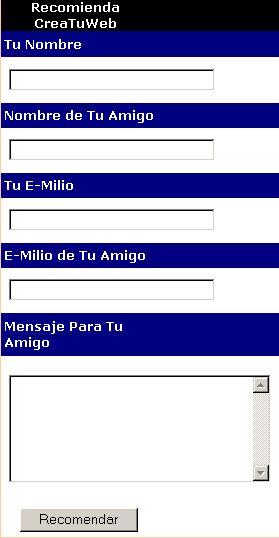 Ejemplo del formulario de CutAndPasteSripts