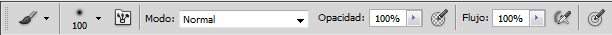 Pinceles de Photoshop en modo opacidad