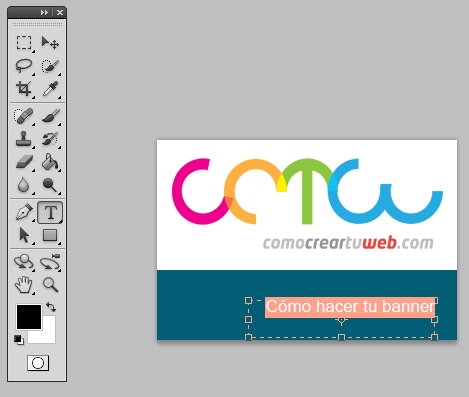 Seleccionar textos en Photoshop