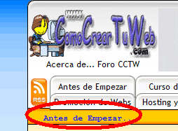 continuar con las lecciones de diseño de páginas web