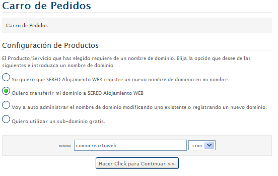 transferencia de un dominio de un proveedor a otro