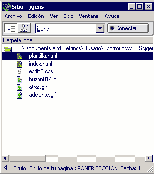 abrir plantilla con dreamweaver